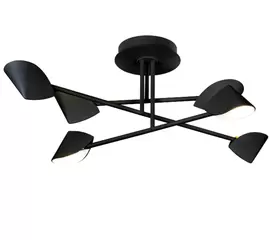 Mantra Cappuccina Lampa Sufitowa/Plafon Czarny 7581