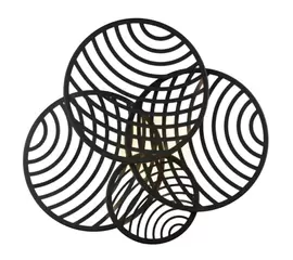 Mantra Collage Lampa Sufitowa/Plafon Czarny 7230