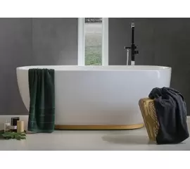 Ravon Modern Limited 179,5x79x76cm Wanna Wolnostojąca z Metalizowanym Pasem
