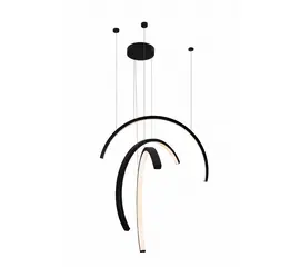 Maxlight p0507 lampa wisząca trio arc matt black