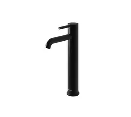 Kohlman Axel Black Bateria Umywalkowa Wysoka Czarny mat QB170AB
