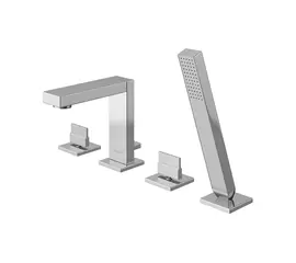 Kohlman Excelent Bateria Wannowa 4-otworowa Chrom QB240H