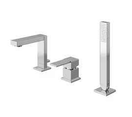 Kohlman Excelent Bateria Wannowa 3-otworowa Chrom QB241H