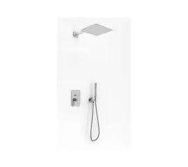 Kohlman Excelent Zestaw Prysznicowy Podtynkowy z deszczownicą 20cm Chrom QW210HQ20