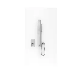 Kohlman Excelent Zestaw Prysznicowy Podtynkowy z drążkiem 66cm Chrom QW220HSP2