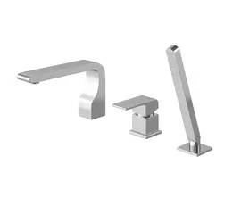 Kohlman Saxo Bateria Wannowa 3-otworowa Chrom QB241S