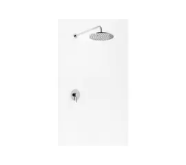 Kohlman Axel Zestaw Prysznicowy Podtynkowy z deszczownicą 30cm Chrom QW220AR30