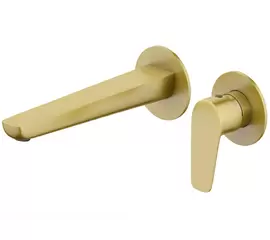 Mobi Nature Gold Brushed Bateria Umywalkowa Podtynkowa Złoto Szczotkowane NTB3025BG