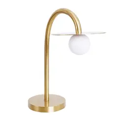 Maxlight t0054 lampa stołowa enigma złota