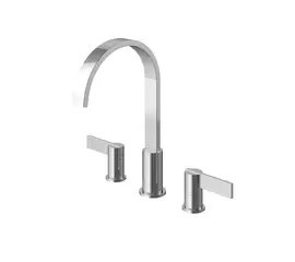 Kohlman Dexame Bateria Umywalkowa 3-otworowa z obrotową wylewką Chrom QB200D
