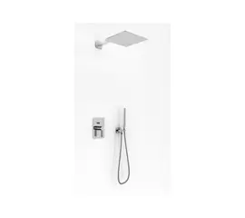 Kohlman Dexame Zestaw Prysznicowy Podtynkowy z deszczownicą 30cm Chrom QW210DQ30