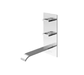 Kohlman Nexen-S Bateria Umywalkowa Podtynkowa 3-otworowa Chrom SQW196U