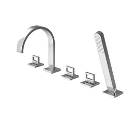 Kohlman Nexen-S Bateria Wannowa 5-otworowa Chrom SQB262U