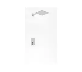Kohlman Saxo Zestaw Prysznicowy Podtynkowy z deszczownicą 35cm Chrom QW220SQ35