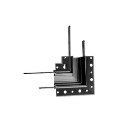 Maxlight magnetic mt0008 kątownik 90° czarny montaż na sufit lub ścianę do szyn mt0006, mt0007