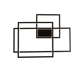 Geometric w0233 kinkiet czarny