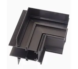 Maxlight magnetic mt0009 kątownik czarny do użycia przy uskoku na suficie do szyn mt0006, mt0007