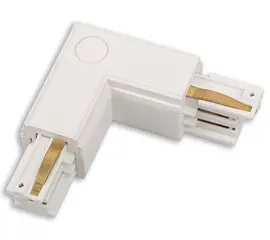 Maxlight track łącznik l lewy biały