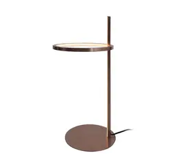 Maxlight t0062 lampa biurkowa lozanna 14w brushed bronze