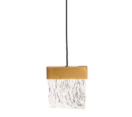 Maxlight p0573d lampa wisząca vetro brushed gold