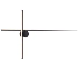 Maxlight w0370 kinkiet arne 90cm 15w czarny ip44 3000k