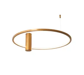Maxlight c0239 plafon queen 60cm  brushed gold 15w 3000k