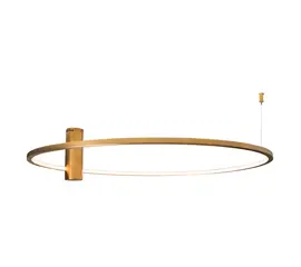 Maxlight c0240 plafon queen 80cm  brushed gold 20w 3000k