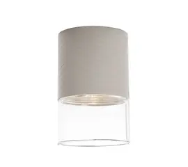 Maxlight c0274 lampa sufitowa fusion szaro jedwabista