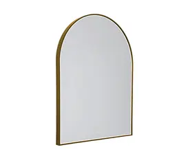 Maxlight w0386 mirror półokrąg 90x70cm złote lustro podświetlane