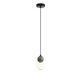 Maxlight p0626 lampa wiszaca modern opal + dark grey 5w