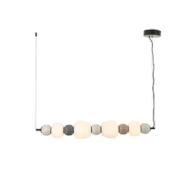 Maxlight p0631 lampa wiszaca modern opal + dark grey + medium brown + light grey 32w