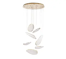 Maxlight p0635d lampa wisząca empire złota 121w