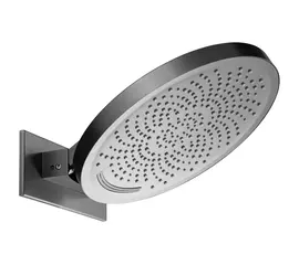 Mobi horizon glow gunmetal brushed dwufunkcyjna deszczownica ścienna