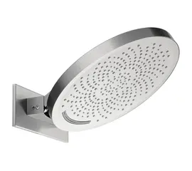 Mobi horizon glow nickel brushed dwufunkcyjna deszczownica ścienna