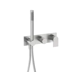 Mobi horizon nickel brushed bateria podtynkowa dwu-funkcyjna