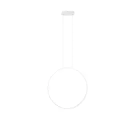 Maxlight p0651 lampa wisząca visual ver biała 60cm 22w ip44