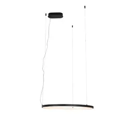 Maxlight p0656 lampa wisząca visual hor czarna 60cm 22w ip44