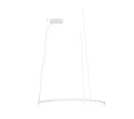 Maxlight p0657 lampa wisząca visual hor biała 80cm 28w ip44