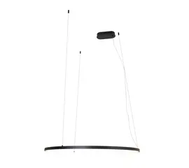 Maxlight p0658 lampa wisząca visual hor czarna 80cm 28w ip44