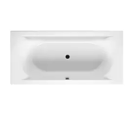 Biała prostokątna wanna