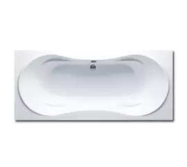 Biała prostokątna wanna