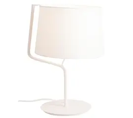 Maxlight chicago t0028 lampa stołowa biały abażur