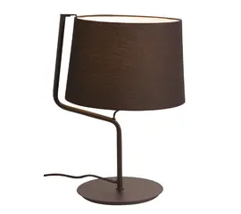 Maxlight chicago t0029 lampa stołowa czarny abażur