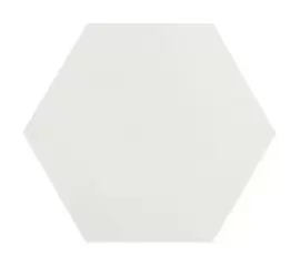 płytka ceramiczna biała heksagonalna