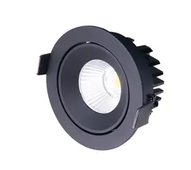 Maxlight cyklop h0095 oprawa wpustowa czarna ip65