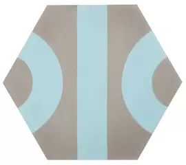 Peronda Roll by Dsignio H. ROLL GREY-BLUE 28,5X24,7 płytka ceramiczna matowa