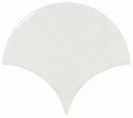 Equipe Scale FAN WHITE 10,6x12  płytka ceramiczna połysk