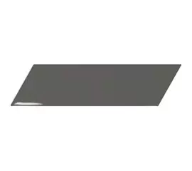 Equipe Chevron DARK GREY LEFT 18,6x5,2  płytka ceramiczna połysk