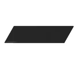 Equipe Chevron BLACK  MATT RIGHT 18,6x5,2  płytka ceramiczna MATOWA