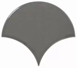Equipe Scale FAN DARK  GREY 10,6x12  płytka ceramiczna połysk
